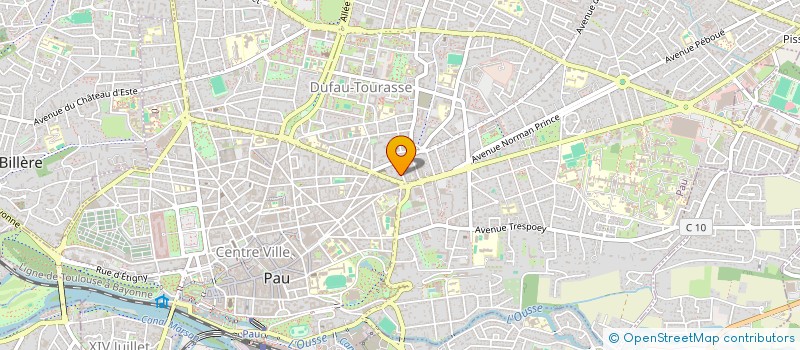 localisation de l'entreprise SYND COPROPRIETAIRES RESIDENCE DEVERIA à PAU
