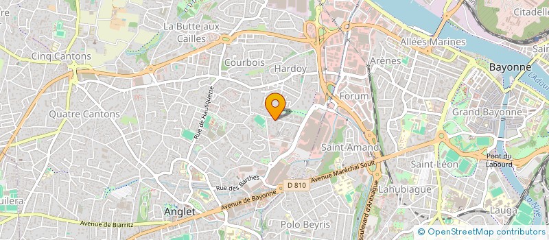 localisation de l'entreprise SYND COPROPRIETAIRES RESIDENCE DOUSBOS  ANGLET