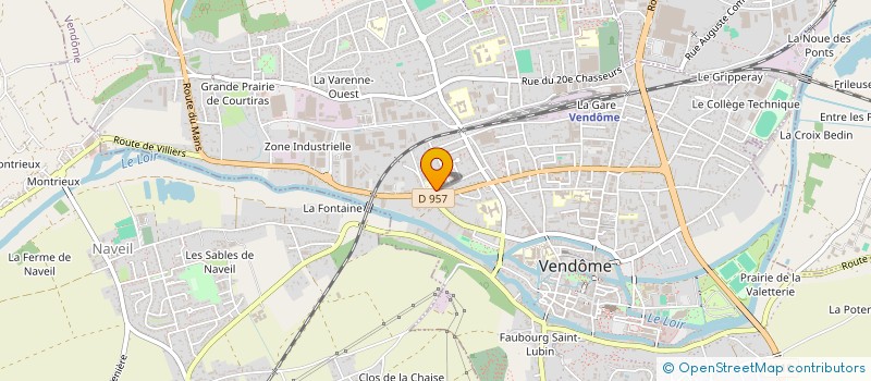 localisation de l'entreprise SYND COPROPRIETAIRES RESIDENCE DU BELLAY  VENDOME