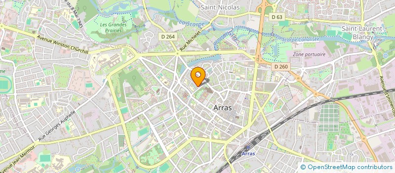 localisation de l'entreprise SYND COPROPRIETAIRES RESIDENCE DU BLOC à ARRAS