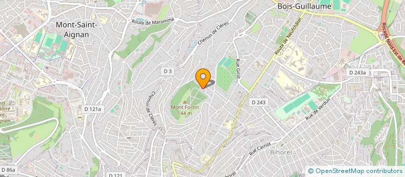 localisation de l'entreprise SYND COPROPRIETAIRES RESIDENCE DU BOIS à BOIS-GUILLAUME