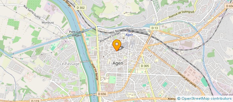 localisation de l'entreprise SYND COPROPRIETAIRES RESIDENCE DU MARCHE  AGEN