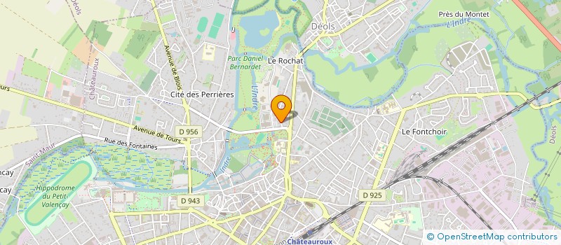 localisation de l'entreprise SYND COPROPRIETAIRES RESIDENCE DU PARC à CHATEAUROUX