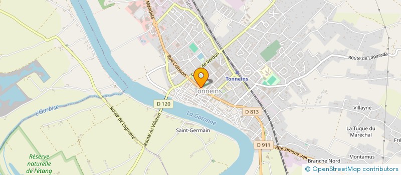 localisation de l'entreprise SYND COPROPRIETAIRES RESIDENCE DU PARC  TONNEINS