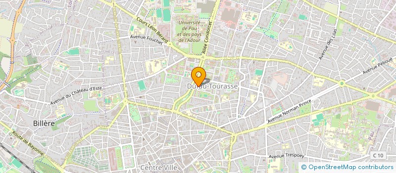 localisation de l'entreprise SYND COPROPRIETAIRES RESIDENCE DUFAU à PAU