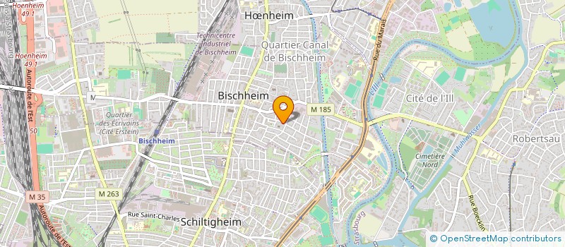 localisation de l'entreprise SYND COPROPRIETAIRES RESIDENCE ECOLES  BISCHHEIM