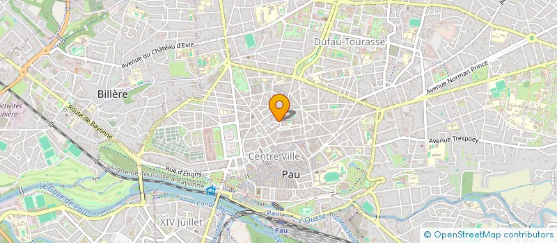 localisation de l'entreprise SYND COPROPRIETAIRES RESIDENCE EDWARD 8 à PAU