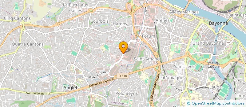 localisation de l'entreprise SYND COPROPRIETAIRES RESIDENCE ELKAR  ANGLET