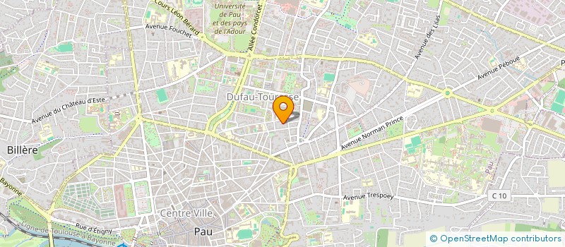 localisation de l'entreprise SYND COPROPRIETAIRES RESIDENCE ESPERANCE à PAU
