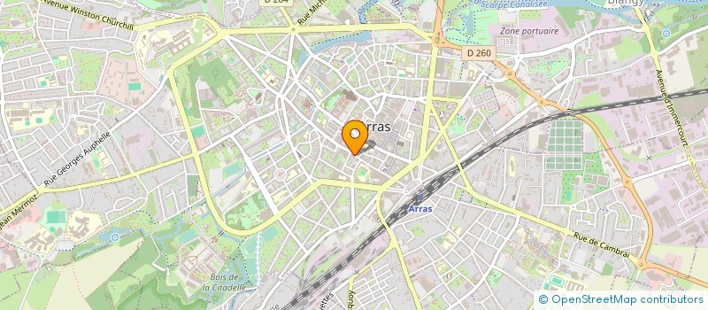 localisation de l'entreprise SYND COPROPRIETAIRES RESIDENCE GAMBETTA à ARRAS
