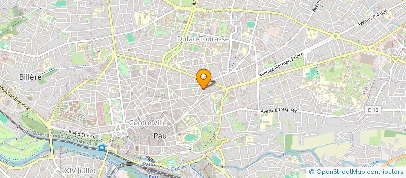 localisation de l'entreprise SYND COPROPRIETAIRES RESIDENCE GARET à PAU