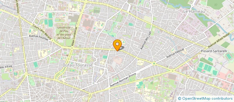 localisation de l'entreprise SYND COPROPRIETAIRES RESIDENCE IRIS C à PAU