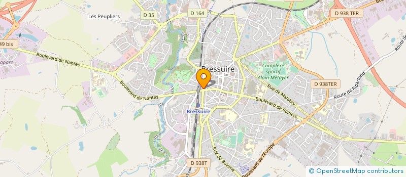 localisation de l'entreprise SYND COPROPRIETAIRES RESIDENCE LE TIVOLY  BRESSUIRE