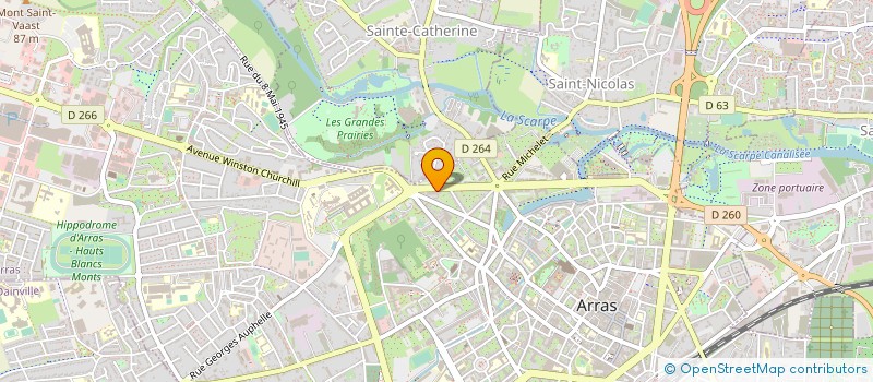localisation de l'entreprise SYND COPROPRIETAIRES RESIDENCE LONGCHAMP à ARRAS