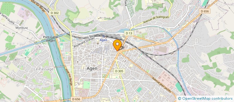 localisation de l'entreprise SYND COPROPRIETAIRES RESIDENCE MARIANNE  AGEN