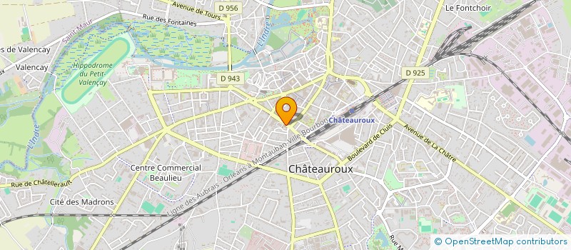 localisation de l'entreprise SYND COPROPRIETAIRES RESIDENCE MOLIERE B à CHATEAUROUX