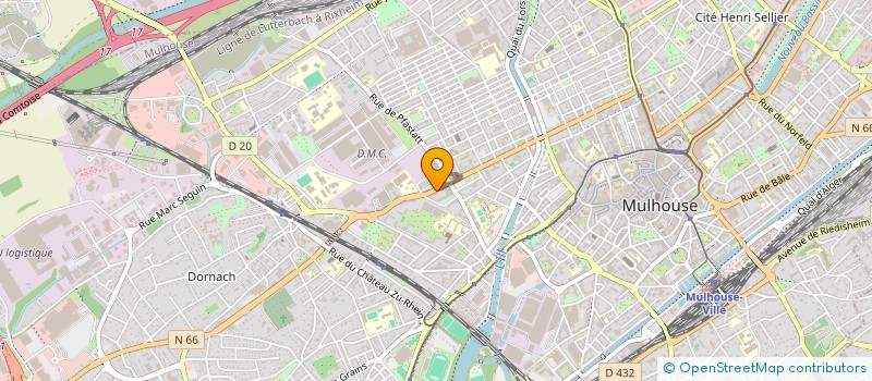 localisation de l'entreprise SYND COPROPRIETAIRES RESIDENCE MURAT  MULHOUSE