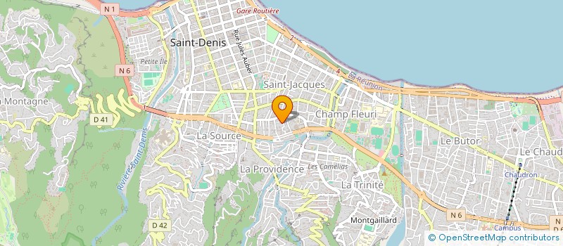 localisation de l'entreprise SYND COPROPRIETAIRES RESIDENCE ODYSSEE à SAINT-DENIS