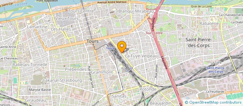 localisation de l'entreprise SYND COPROPRIETAIRES RESIDENCE OXFORD  TOURS