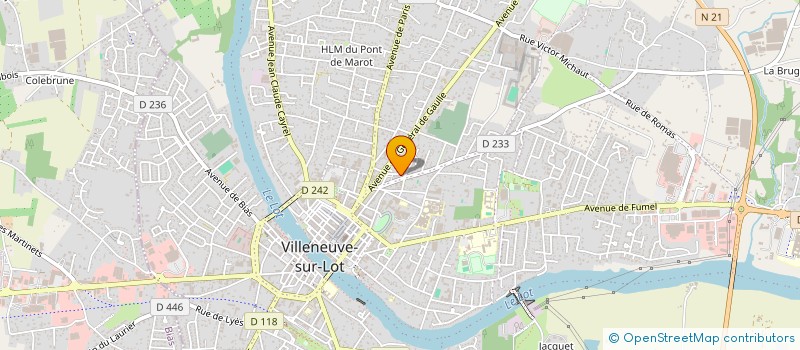 localisation de l'entreprise SYND COPROPRIETAIRES RESIDENCE PAPOU  VILLENEUVE-SUR-LOT