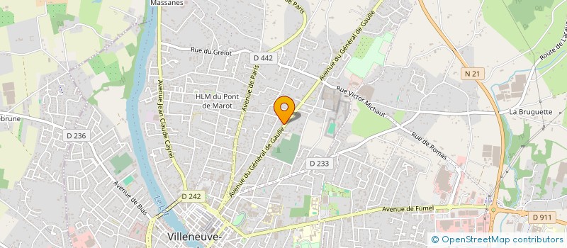 localisation de l'entreprise SYND COPROPRIETAIRES RESIDENCE PASTEUR  VILLENEUVE-SUR-LOT