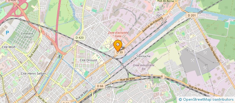 localisation de l'entreprise SYND COPROPRIETAIRES RESIDENCE PERDRIX  ILLZACH