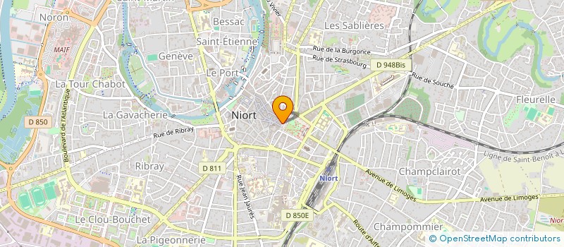 localisation de l'entreprise SYND COPROPRIETAIRES RESIDENCE PLAISANCE  NIORT