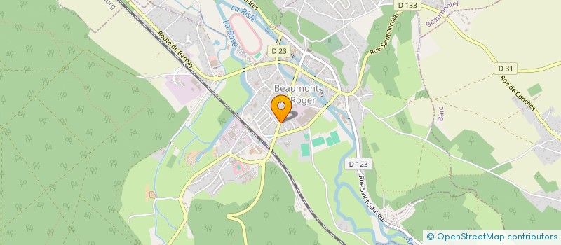 localisation de l'entreprise SYND COPROPRIETAIRES RESIDENCE PRIOR  BEAUMONT-LE-ROGER