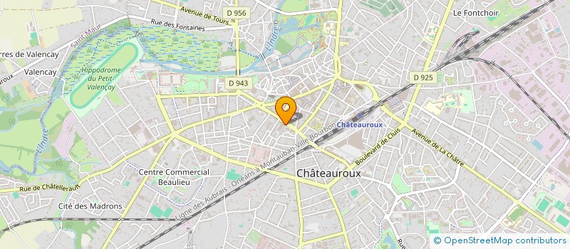 localisation de l'entreprise SYND COPROPRIETAIRES RESIDENCE RABELAIS  CHATEAUROUX