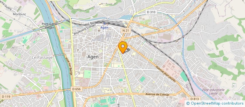 localisation de l'entreprise SYND COPROPRIETAIRES RESIDENCE ST MARTIN  AGEN