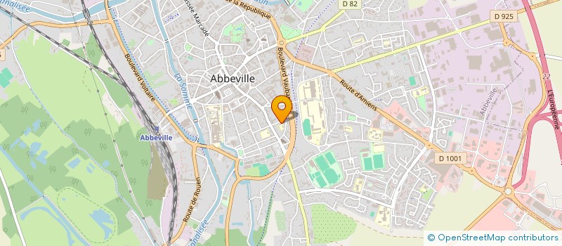 localisation de l'entreprise SYND COPROPRIETAIRES RESIDENCE VAUBAN à ABBEVILLE