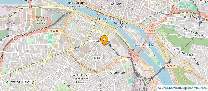 localisation de l'entreprise SYND COPROPRIETAIRES ROUEN ILE LACROIX à ROUEN