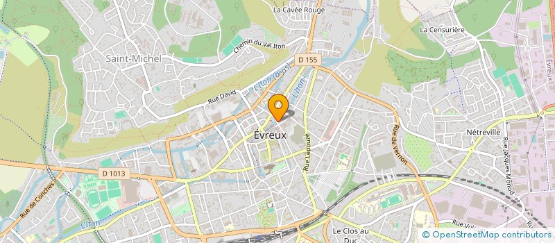 localisation de l'entreprise SYND COPROPRIETAIRES RUE BORVILLE DUPUIS  EVREUX