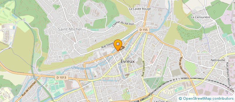 localisation de l'entreprise SYND COPROPRIETAIRES RUE ISAMBARD  EVREUX