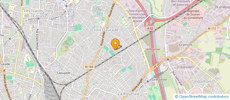 localisation de l'entreprise SYND COPROPRIETAIRES RUE MOTO VIDAL  TOULOUSE