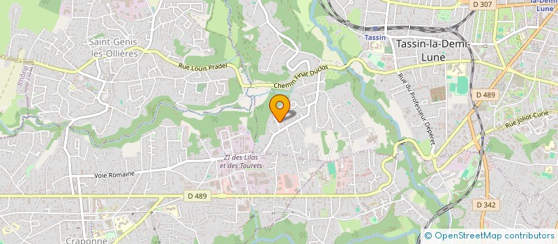 localisation de l'entreprise SYND COPROPRIETAIRES SYCOMORES  TASSIN-LA-DEMI-LUNE