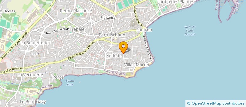 localisation de l'entreprise SYND COPROPRIETAIRES TERRASSES OCEAN  SAINT-NAZAIRE