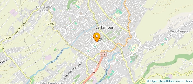 localisation de l'entreprise SYND COPROPRIETAIRES TOUR DES AZALEES  LE TAMPON