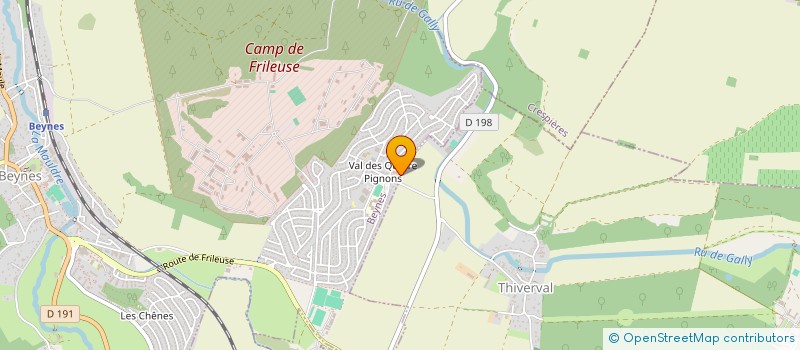 localisation de l'entreprise SYND COPROPRIETAIRES VAL DES 4 PIGNONS à BEYNES