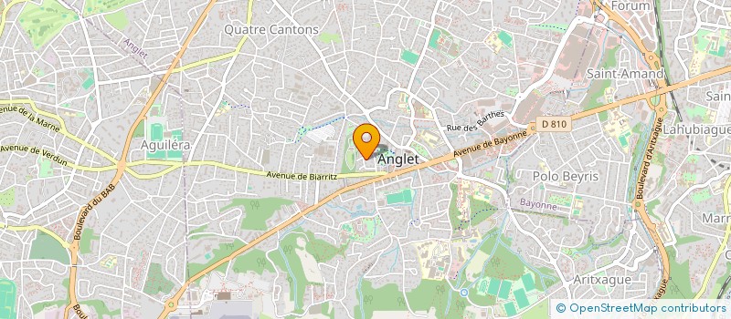 localisation de l'entreprise SYND COPROPRIETAIRES VILLA GRAVILLE I&II  ANGLET