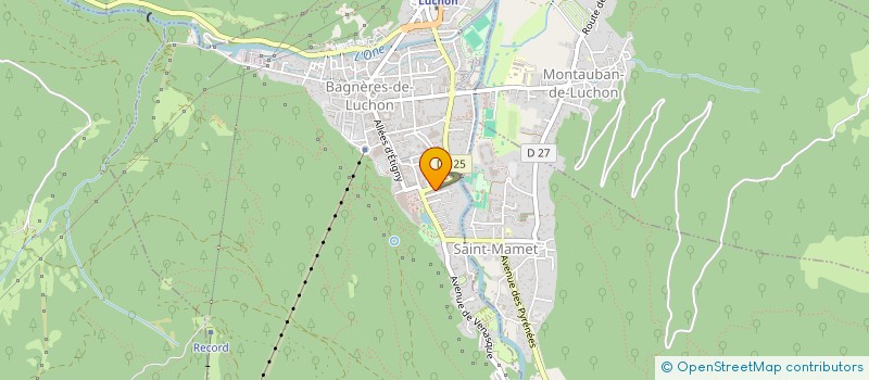 localisation de l'entreprise SYND. COPROPRIETAIRES VILLA JEANNE D'ARC  BAGNERES-DE-LUCHON