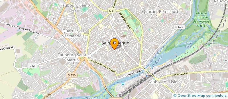 localisation de l'entreprise SYND COPROPRIETAIRES VOLTAIRE à SAINT-QUENTIN