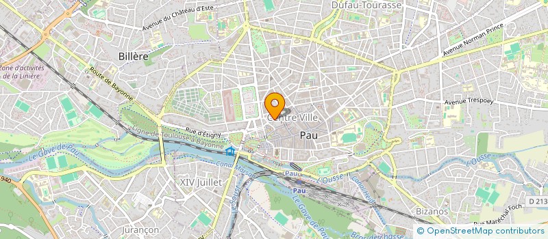 localisation de l'entreprise SYND COPROPRIETARIES IMM 14 RUE DU TRAN à PAU