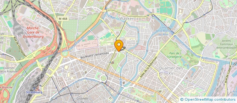 localisation de l'entreprise SYND COPROPRIETE 1 BD GAMBETTA à STRASBOURG