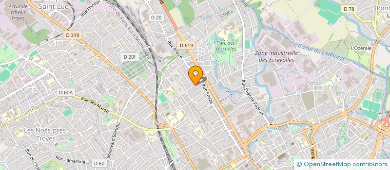 localisation de l'entreprise SYND COPROPRIETE 1 BIS DU CLOS CAMUS  TROYES