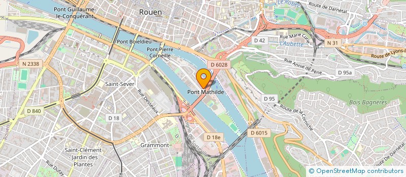 localisation de l'entreprise SYND COPROPRIETE 1 R PROSPER MERIMEE à ROUEN