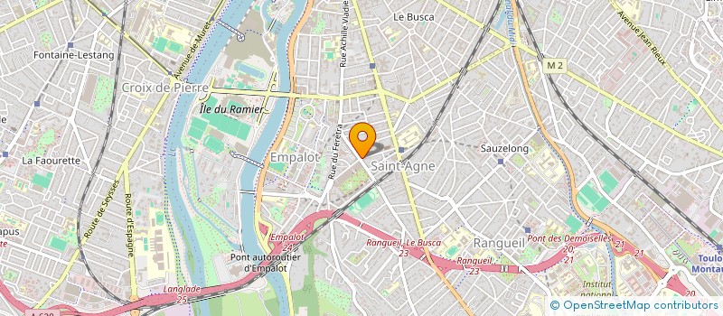 localisation de l'entreprise SYND COPROPRIETE 1 RUE ST THOMAS D'AQUIN à TOULOUSE