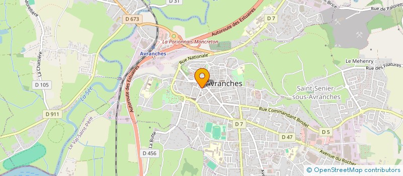 localisation de l'entreprise SYND COPROPRIETE 10 R DR GILBERT  AVRANCHES