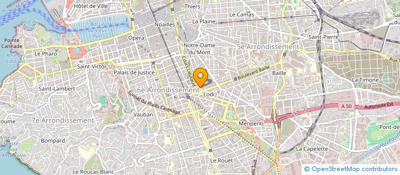 localisation de l'entreprise SYND COPROPRIETE 106 RUE MARENGO à MARSEILLE