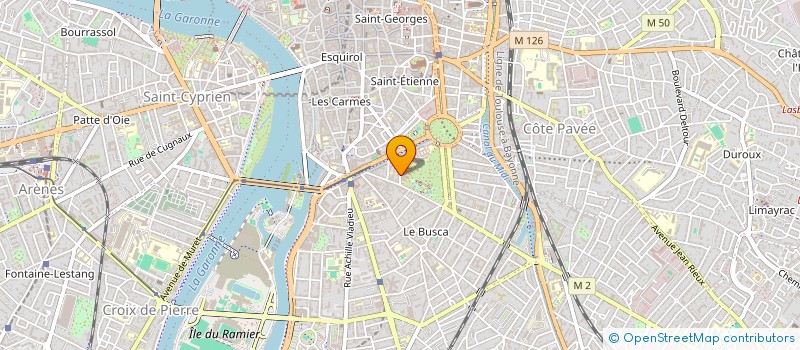 localisation de l'entreprise SYND COPROPRIETE 11 13 RUE DE LAMARK à TOULOUSE